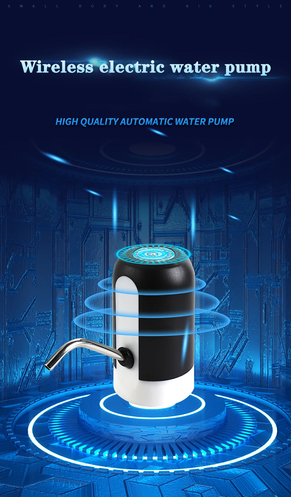 Water Bottle Pump USB Charging Automatic Electric Water Dispenser Pump Bottle Water Pump Auto Switch Drinking Dispenser