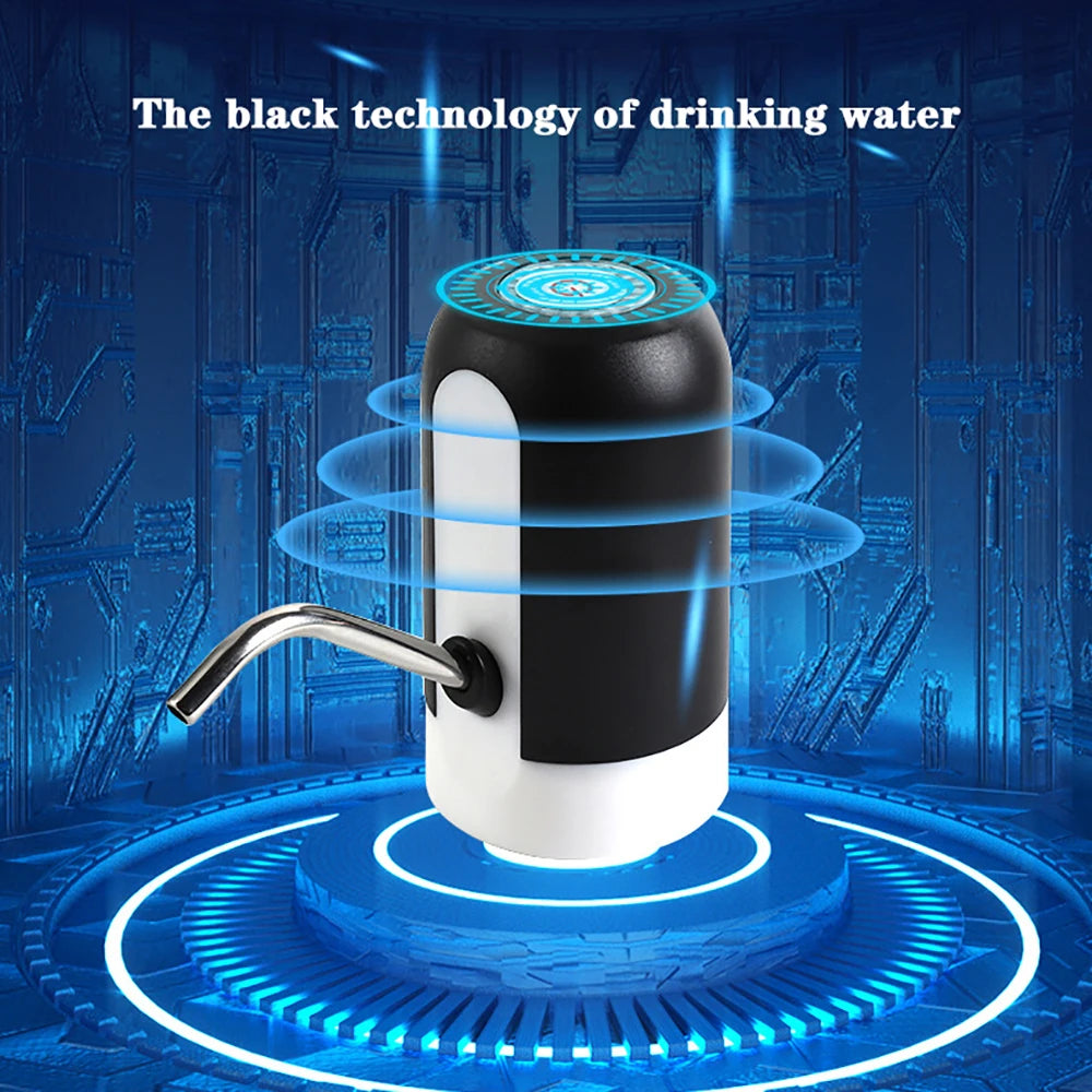 Water Bottle Pump USB Charging Automatic Electric Water Dispenser Pump Bottle Water Pump Auto Switch Drinking Dispenser