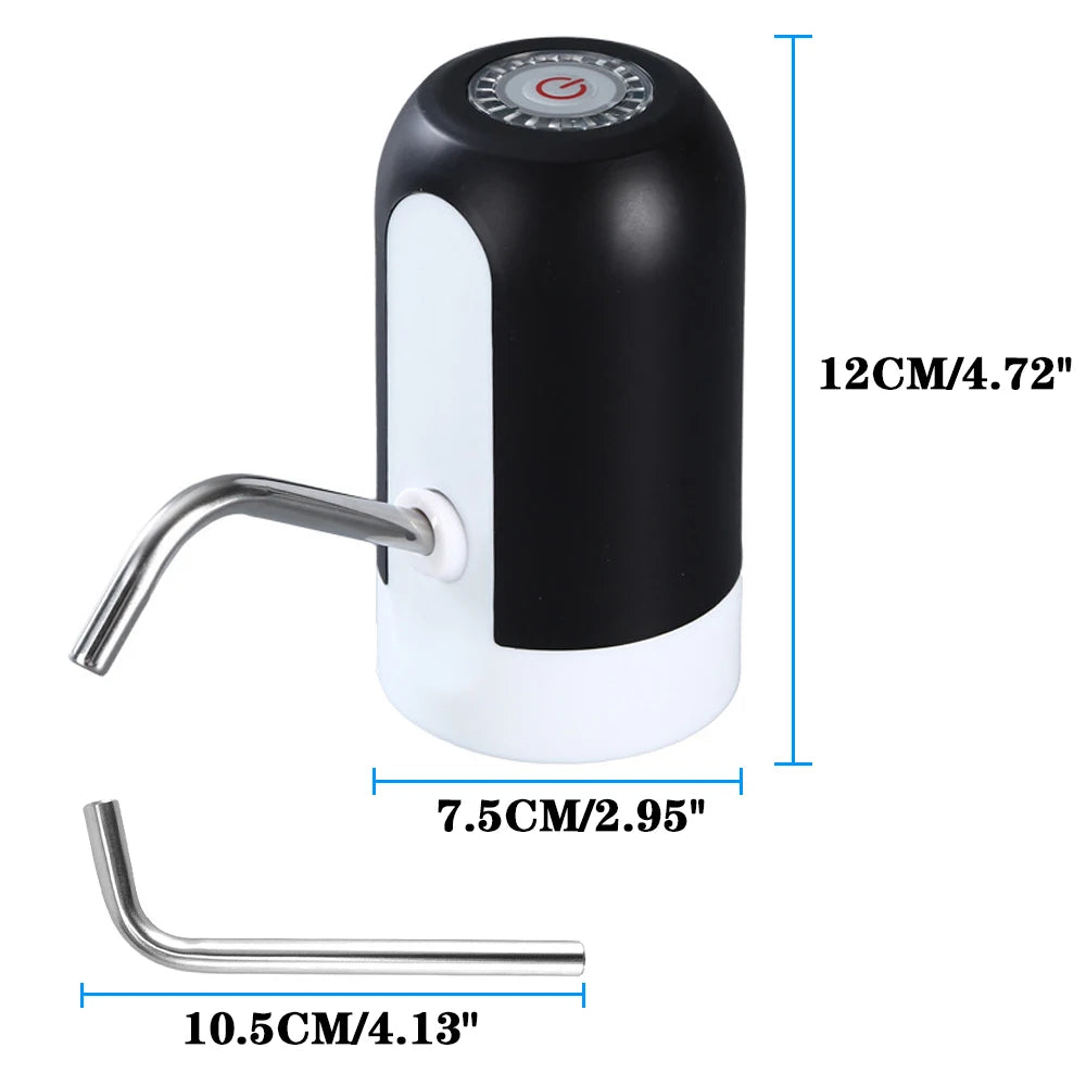 Water Bottle Pump USB Charging Automatic Electric Water Dispenser Pump Bottle Water Pump Auto Switch Drinking Dispenser