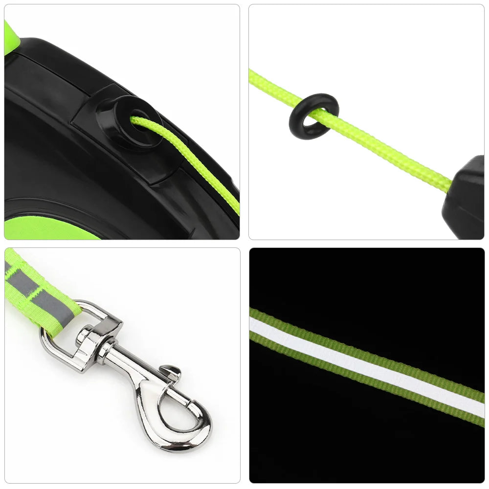 3M/5M/8M Automatic Retractable Reflective Dog Leashes Traction Rope Dogs Cat Walking Pet Leash Lead Automatic Extending