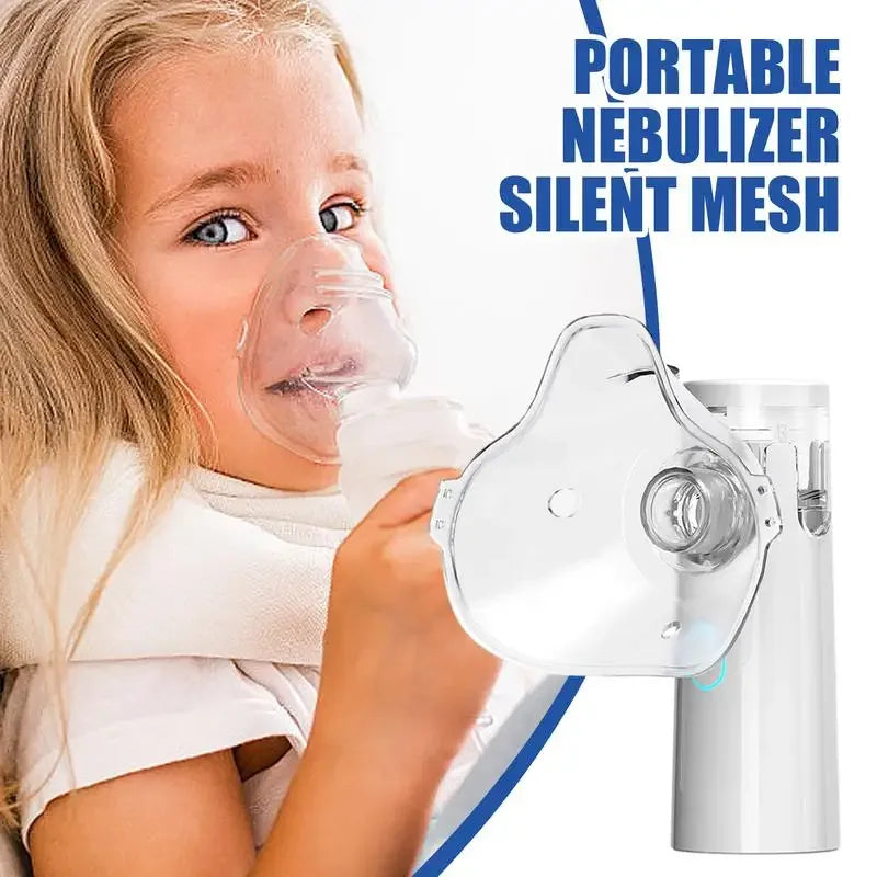 Outdoor Portable Nebulizer Silent Mesh Mini First Aid Kit Handheld Asthma Inhaler Atomizer Kids Adult Saving Emergency Machine