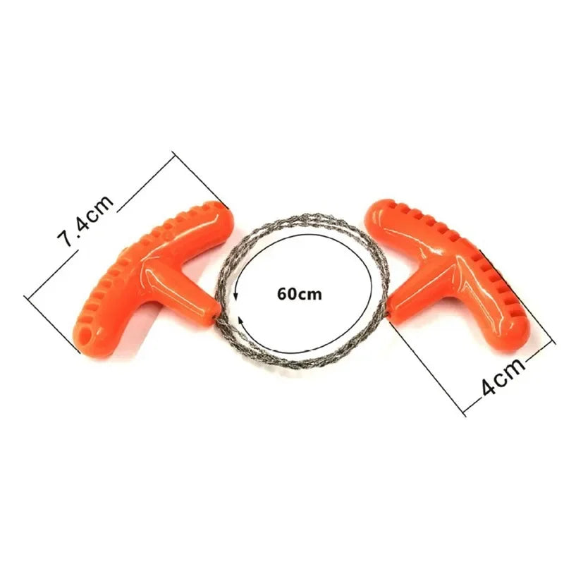 Hand Wire Saw for Wood Outdoor Travel Portable Emergency Survival Tools Hand Chain Saw Cutter Hiking Camping Equipments Gear