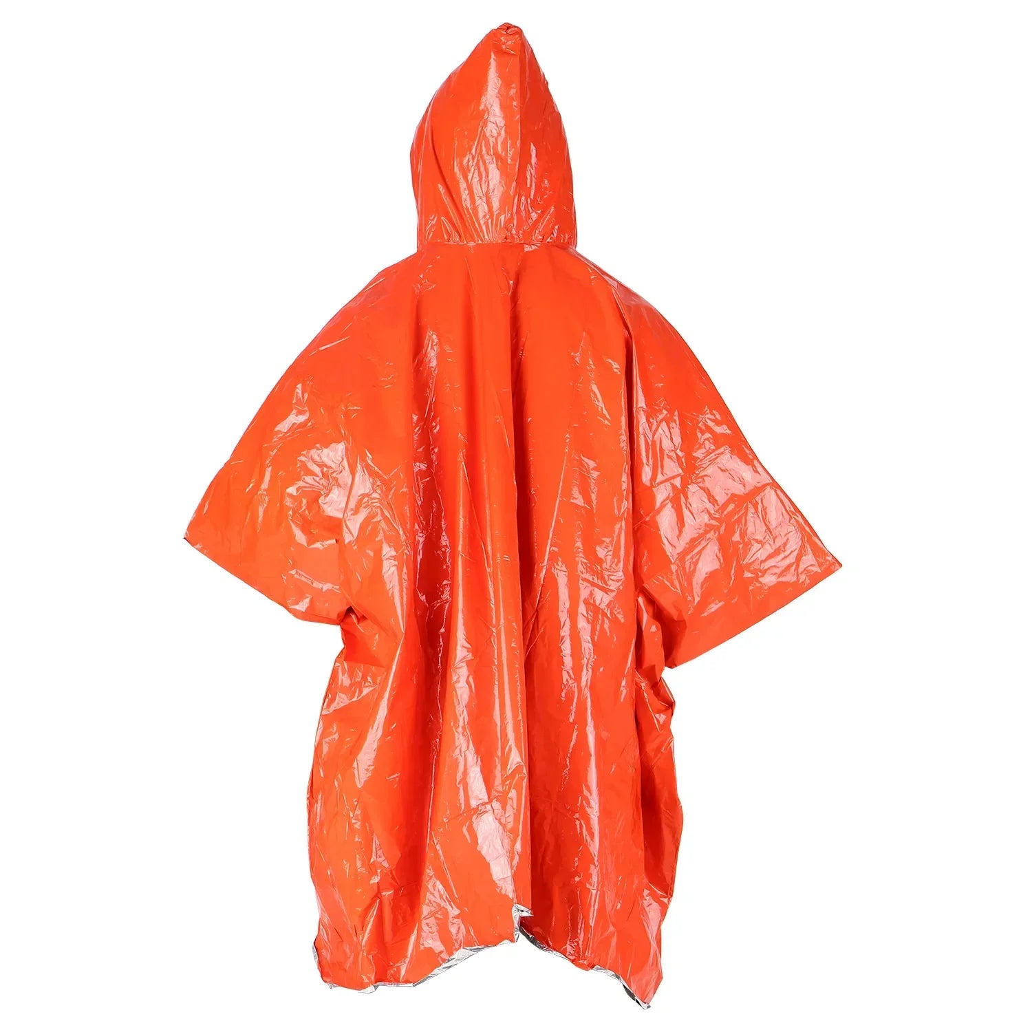 Emergency Water Proof Raincoat Aluminum Film Disposable Poncho Cold Insulation Rainwear Blankets Survival Tool Camping Equipment