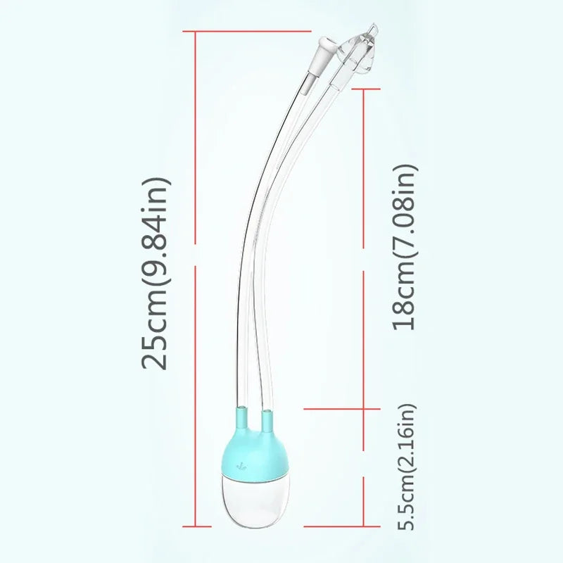 2024 Baby Nose Cleaner Nasal Aspirator Baby Mucus Remover New-born Hygiene Kit Mucus Runny Nose Inhaler Kids Healthy Care Stuff