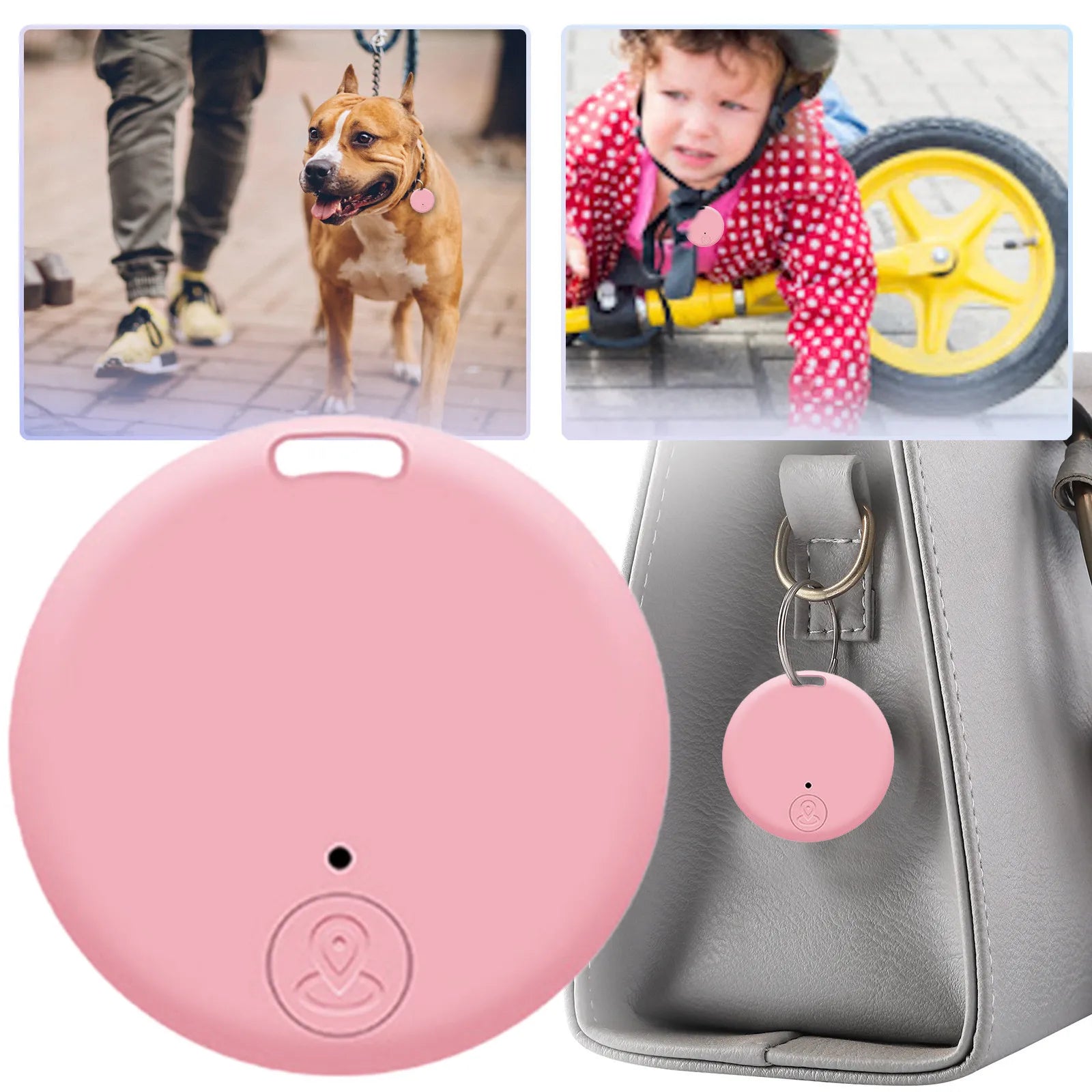 Xiaomi 2023 NEW Mini GPS Bluetooth 5.0 Tracker AntiLost Device Round Pet Kids Bag Wallet Tracking Smart Finder Locator