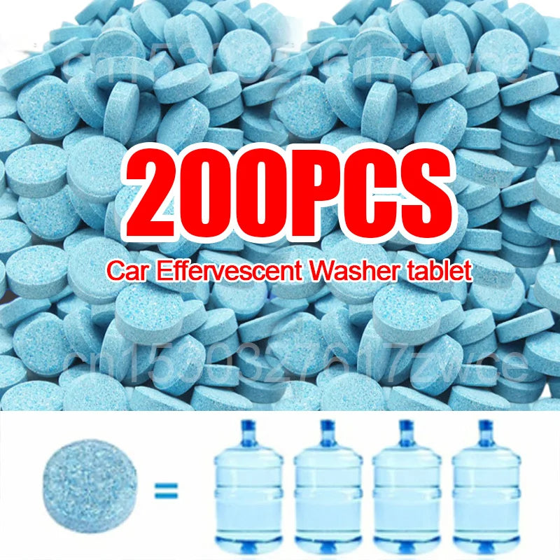 Car Windscreen Cleaner Effervescent Tablet Auto Window Solid Cleaning Automobile Car Glass Wiper Washing Tablets Dust Remover