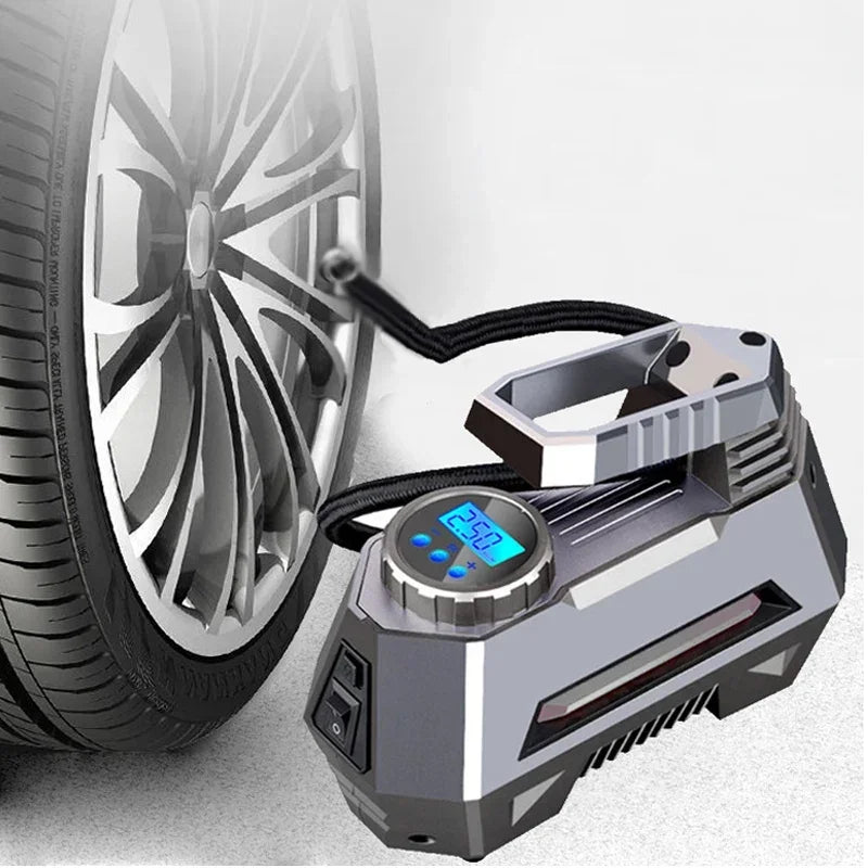 Car Air Compressor Tyre Inflator Pump Portable Compressor Digital Car Tyre Pump 12V 150PSI Air Pump for Car Bicycle Tires Balls