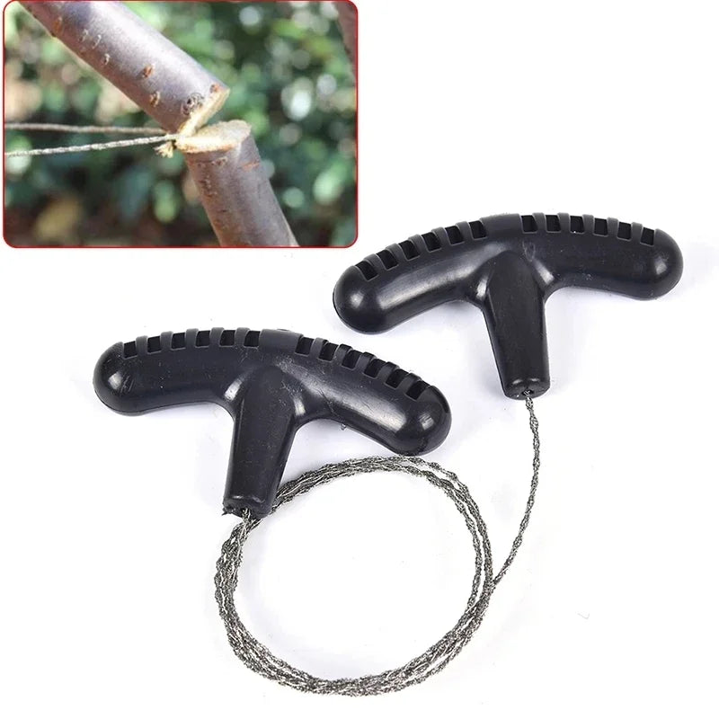 Hand Wire Saw for Wood Outdoor Travel Portable Emergency Survival Tools Hand Chain Saw Cutter Hiking Camping Equipments Gear