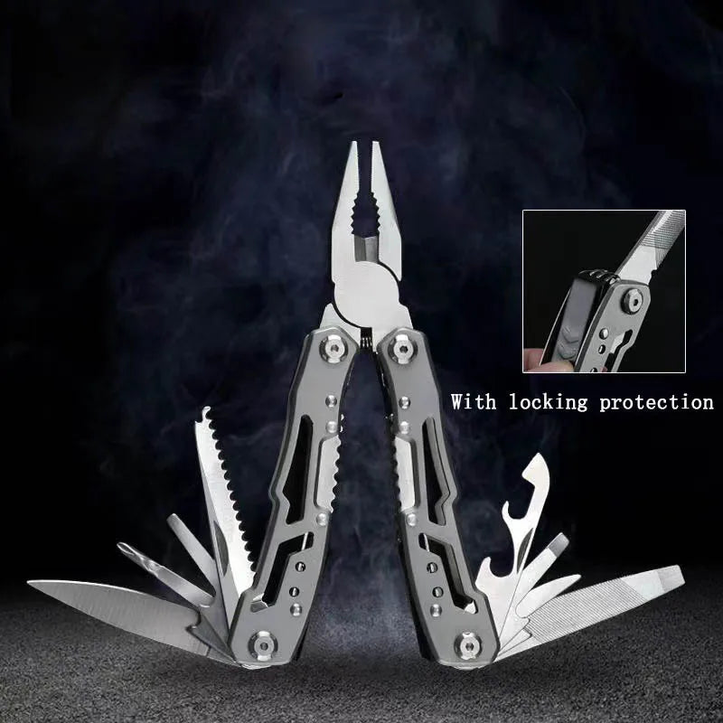 Folding Multi-tool Pocket Knife Pliers Mini Portable Fold Outdoor Hunting Survival Rescue Tactical Multipurpose Repair Tool