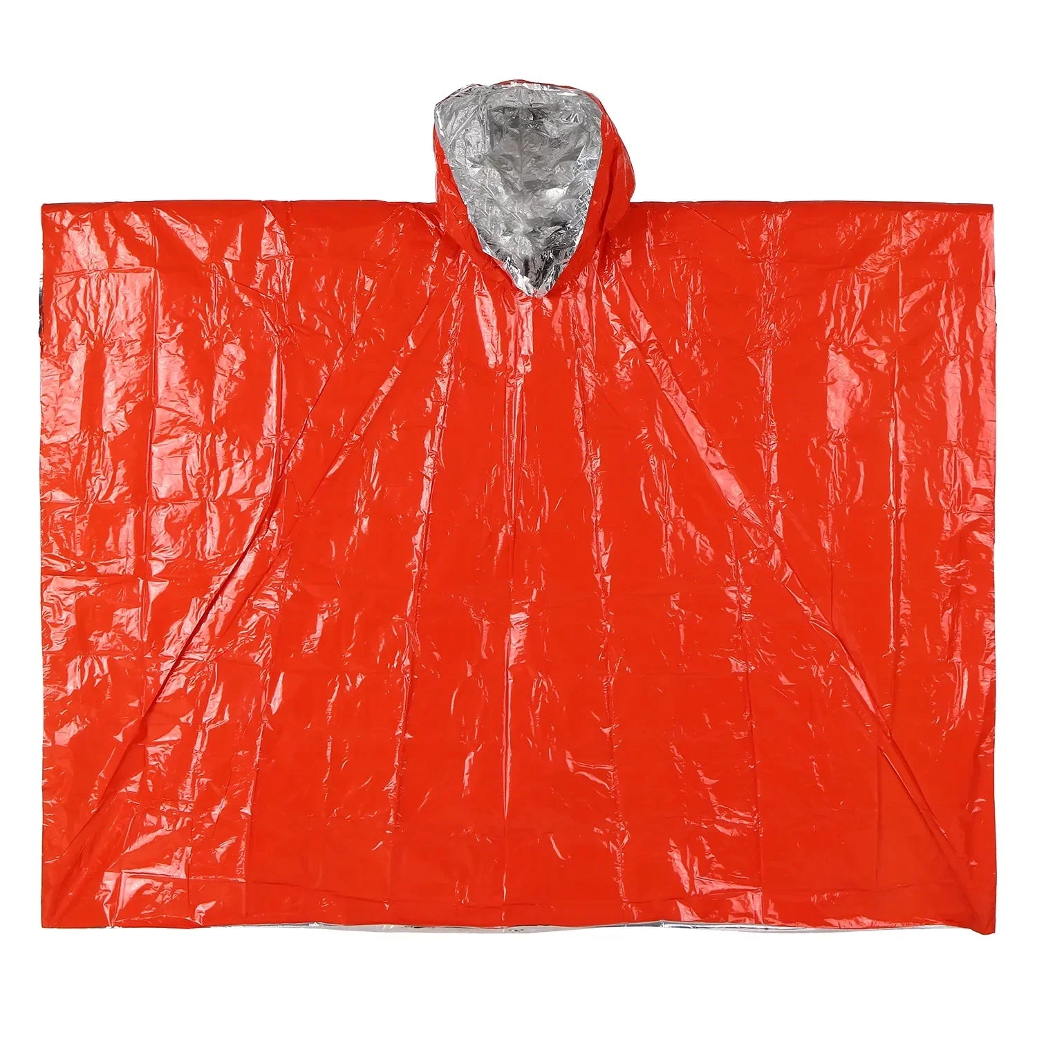 Emergency Water Proof Raincoat Aluminum Film Disposable Poncho Cold Insulation Rainwear Blankets Survival Tool Camping Equipment