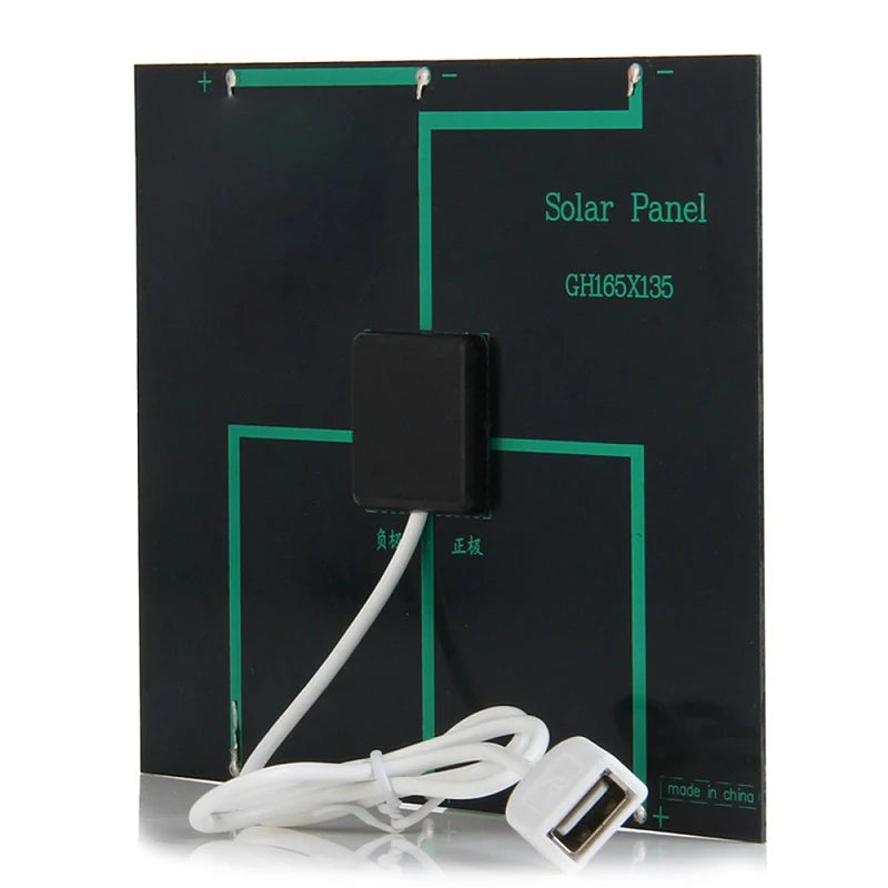 Solar Power Bank Portable Mobile Phone Charger For Outdoor Survival Camping