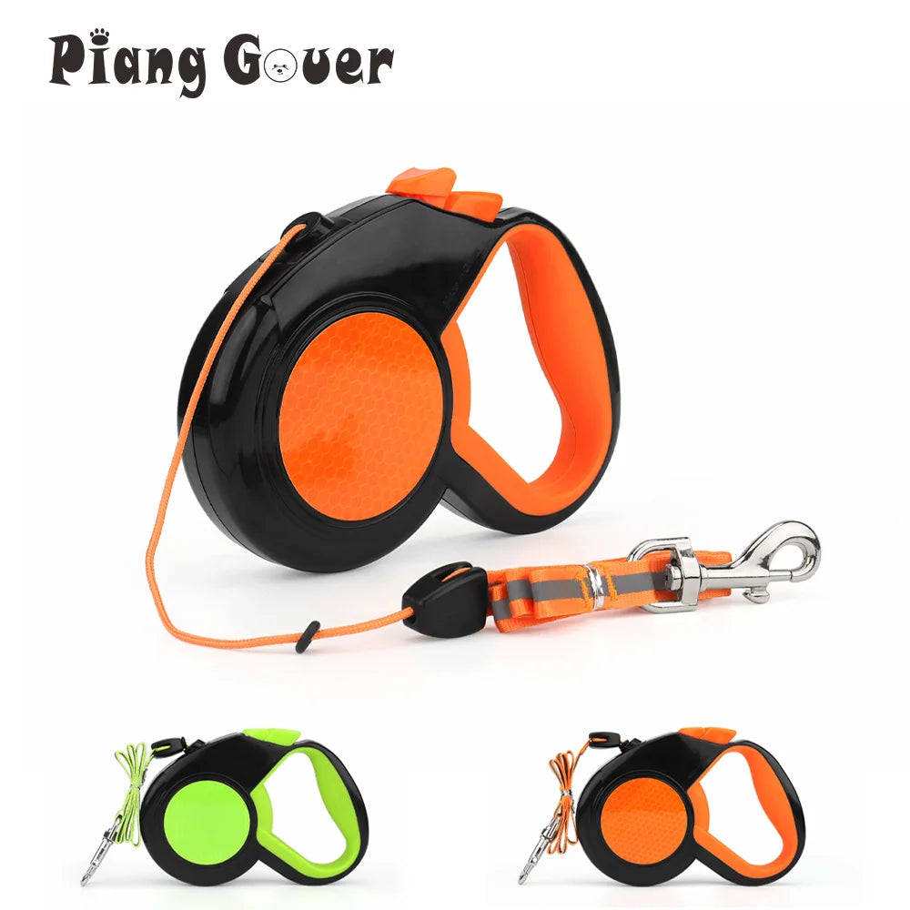 3M/5M/8M Automatic Retractable Reflective Dog Leashes Traction Rope Dogs Cat Walking Pet Leash Lead Automatic Extending