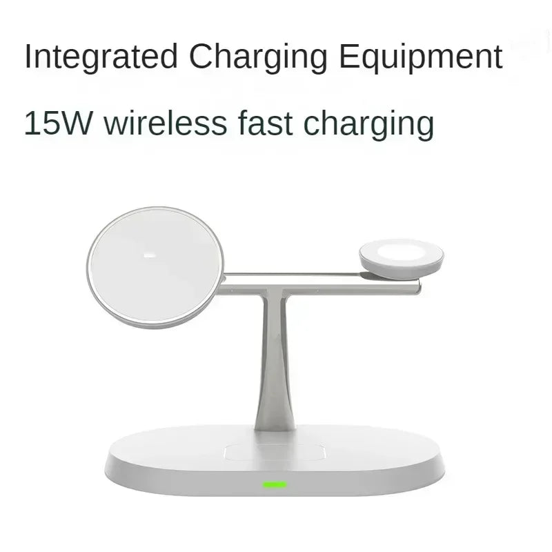 3 in 1 Wireless Charger for IPhone 15 14 13 12 Pro Max for Apple Watch 9 8 7 6 5 Airpods Pro 2 3 Fast Charging Station