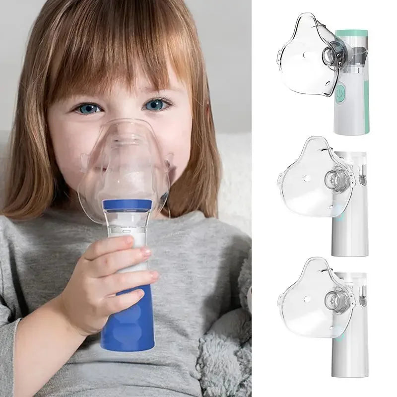 Outdoor Portable Nebulizer Silent Mesh Mini First Aid Kit Handheld Asthma Inhaler Atomizer Kids Adult Saving Emergency Machine