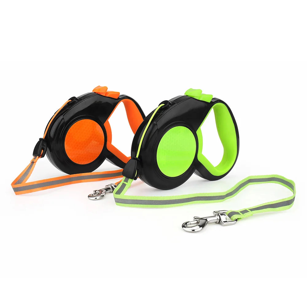 3M/5M/8M Automatic Retractable Reflective Dog Leashes Traction Rope Dogs Cat Walking Pet Leash Lead Automatic Extending