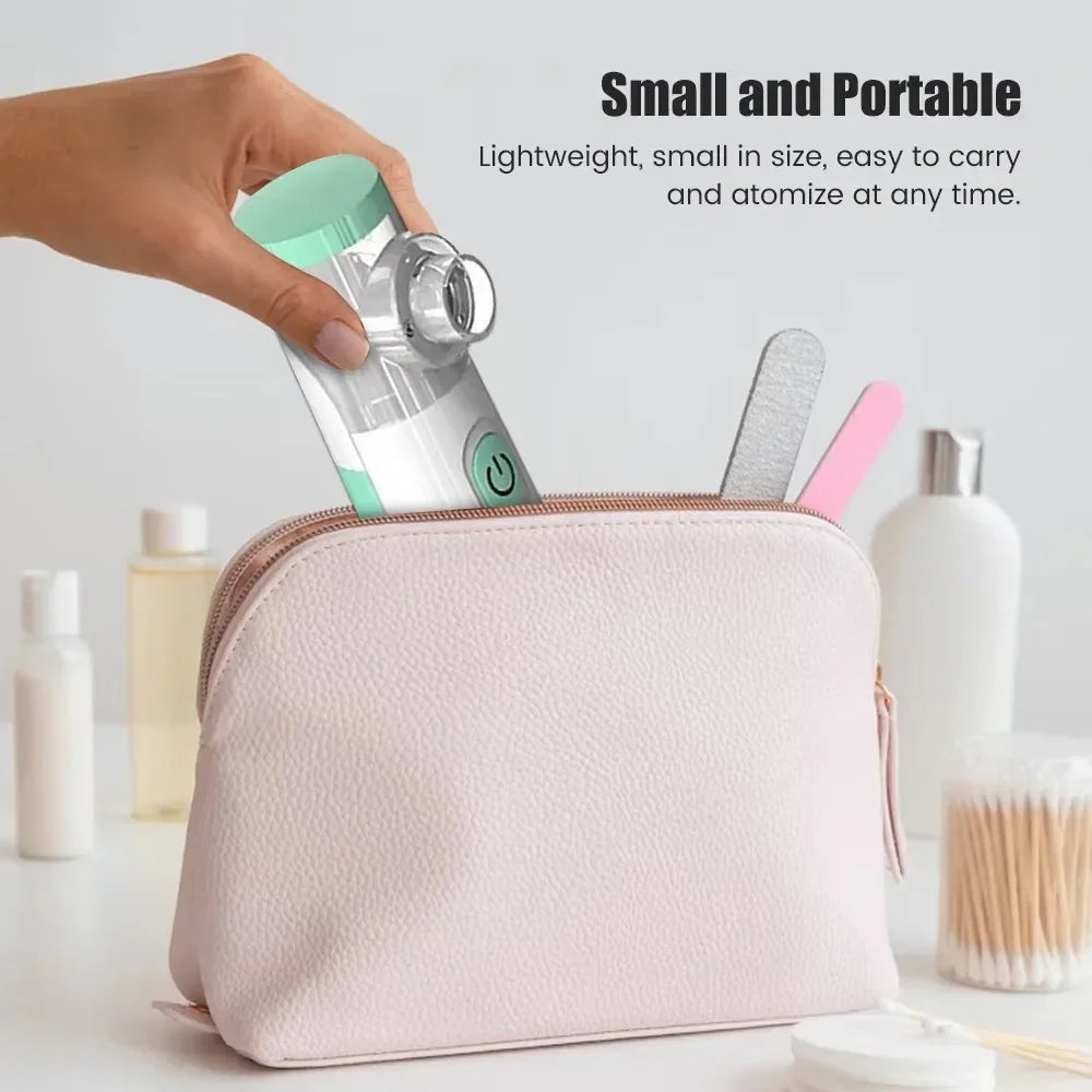 Outdoor Portable Nebulizer Silent Mesh Mini First Aid Kit Handheld Asthma Inhaler Atomizer Kids Adult Saving Emergency Device